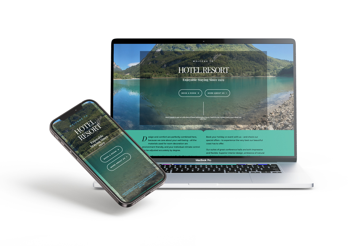 Web design sito hotel